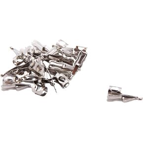 Baumgartens Pencil Clips 100 Pack Chrome (67953)