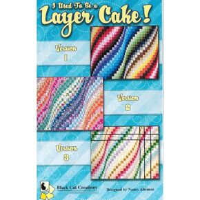 اعتدت أن أكون نمط لحاف كعكة الطبقة من قبل إبداعات القط الأسود Bargello 3 إصدارات طبقة 10 "المربعات والهلام رول 2.5" ودية