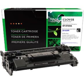 Clover Remanufactured Toner Cartridge (Reused OEM Chip) Replacement for HP 89A (CF289A) | Black, 10.96 x 2.35 x 4.95