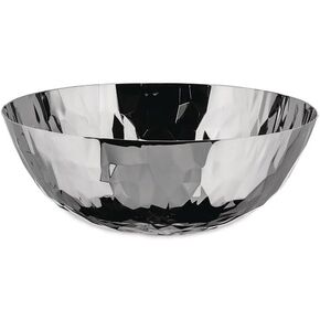 Alessi "Joy n11" Round Basket in 18/10 Stainless Steel Mirror Polished, Silver