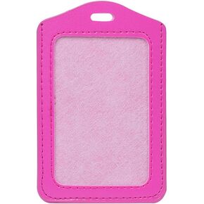 Simplelif Love Leather ID ID Badge حامل بطاقة محفظة جيوب السلامة معرف بطاقة العمل بطاقة العمل Holde نوع عمودي