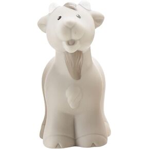Replacement Part for Fisher-Price Little People Nativity Set - DPX53 ~ Gray Goat Figure with White Horns ~ Works with Many Sets