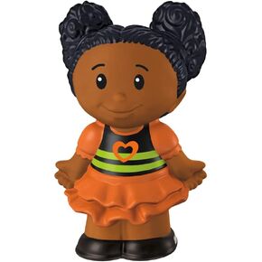 جزء بديل للأشخاص الصغار Tessa و Pumpkin Halloween Playet - CJD01 ~ استبدال فتاة صغيرة Tessa الشكل باللون البرتقالي والأسود مع القلب