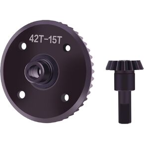 Steel 42T Main Differential Diff Gear 15T Input Gear for Arrma 1/7 Felony Infraction Limitless Mojave 6S 1/8 Kraton Outcast Notorious Talion 6s Series Upgrades Part