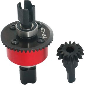 Steel Diff Gear 42T with Input Gear 15T Upgrade Part for Arrma 1/7 Felony Limitless Infraction 6s&1/8 Kraton Notorious Outcast Talion Typhon 6S