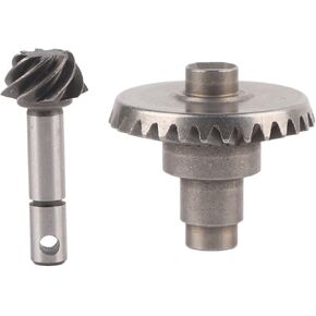 30T/8T RC Spiral Bevel Gear Heavy Duty Bevel Gear Set Bevel Gear Upgrade Kit Stainless Steel for AR44 RC Car Part Accessory