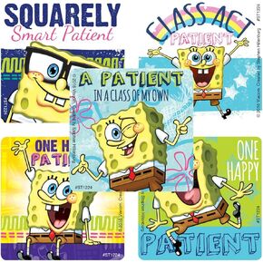 Smilemakers Spongebob Squarepants ملصقات المريض - الجوائز والهدايا - 100 لكل عبوة