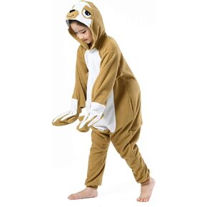 Canasour Sloth Comples Kids Halloween Oneie Christmas Anime Cosplay Anime Anime Anime One Piece Pajamas 4-12 Years Girls Boys