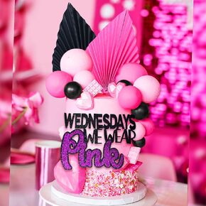 Laventy Mean Girl Cake Topper Mean Girl Birthdy Party Decoration Cupcake Topcake for Wedding Bridal Shower Bachelorette theme Girls Party Cake Decorations