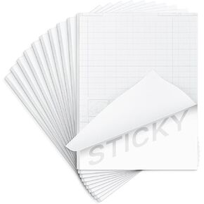 Golden State Art, 8x10 One Side Self Adhesive White Foam Boards 10 Pack 3/16" Thick Lightweight but Sturdy Self Sticky Foam Boards for Projects, Pictures, Decorations and Craft Display