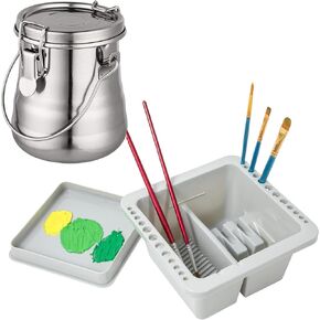 MyLifeunit Paint Brush Cleaner ، حامل فرشاة الطلاء والمنظمين