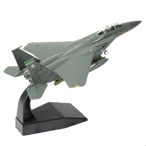 الكلاسيكية الأمريكية F-15E Strike Eagle Fighter 89-0487 مجموعات طراز ما قبل البناء 1: 100 Aircraft Alloy Diecast Airplane Aircraft Model Aircraft لجمع أو هدية