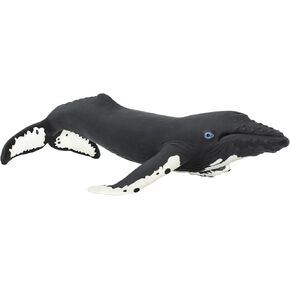 Safari Ltd. Humpback Whale Figurine - Detailed 7" Plastic Model Figure - Fun Educational Play Toy for Boys, Girls & Kids Ages 1+
