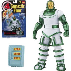 سلسلة Marvel Hasbro Legends Series Retro Fantor Four Psycho-Man-Man 6 بوصة ، تتضمن لعبة 1 ملحق
