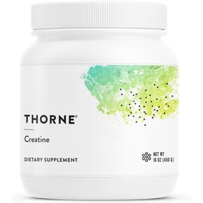 Thorne Creatine - Creatine Monohydrate, Amino Acid Powder - Support Muscles, Cellular Energy and Cognitive Function - Gluten-Free, Keto - NSF Certified for Sport - 16 Oz - 90 Servings