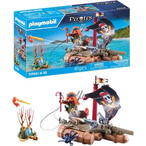 Playmobil Pirate Traft مع الكنز