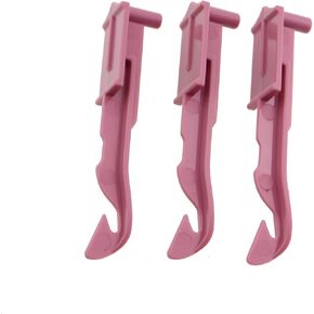Zhyohen 3pcs 48 إبرة آلة الحياكة السنانير الكروشيه البلاستيك