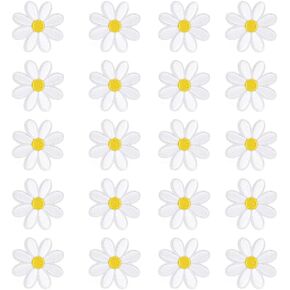 Daisy Flower Patch Clothing Iron على بقع مطرزات 20 ٪
