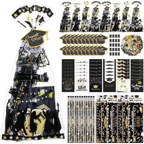 Supervitae 194 PCS التخرج هدايا الطالب مجموعات القرطاسية المدارس الطالب من 2025 حفل التخرج FAVORS GOODIE BAC FILLORS Congrats Grad Book Pencil Pencil