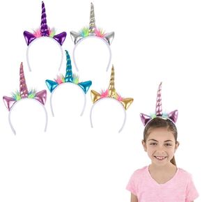 شركة Dreidel Company Metallic Unicorn Beadband ، و Unicorn Design ، وملحق الأزياء ، وصالح الحزب