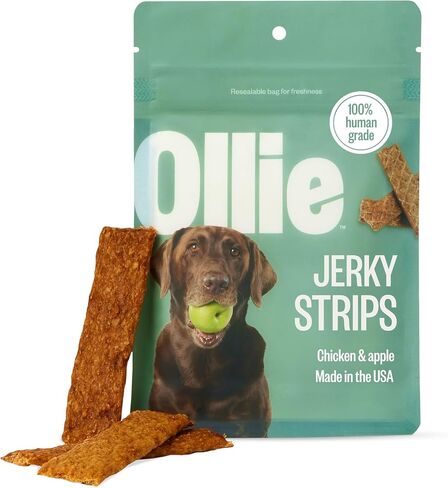 Ollie Beef & Sweet Potato Jerky Dog Treats, 5 oz Pack of 1, All Natural, Healthy Snacks, Made with Real Meat, Human Grade, for Dogs in Kuwait
