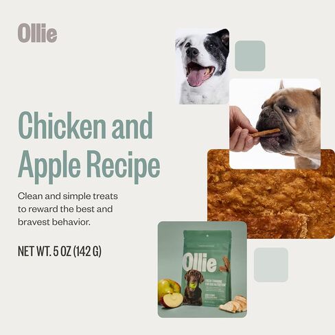 Ollie Beef & Sweet Potato Jerky Dog Treats, 5 oz Pack of 1, All Natural, Healthy Snacks, Made with Real Meat, Human Grade, for Dogs in Kuwait