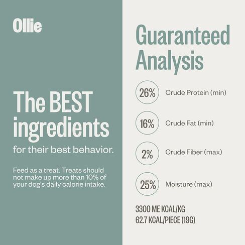 Ollie Beef & Sweet Potato Jerky Dog Treats, 5 oz Pack of 1, All Natural, Healthy Snacks, Made with Real Meat, Human Grade, for Dogs in Kuwait