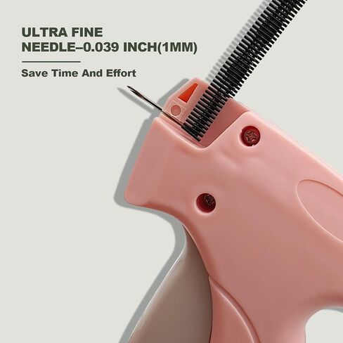Mini Stitch Gun for Clothes, Stitchy Quick Clothing Fixer, Quick Stitch Sewing Gun, Tagging Gun for Clothing with a Storage Box, 6 Needles, 1200 Black & White Mini Fasteners, 100 Buttons (Black) in Saudi Arabia