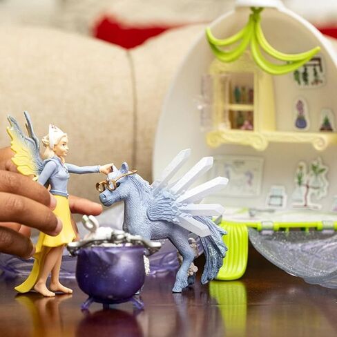 Schleich Bayala Fairy Vet Blossom-Playset House Magical Twinkle و Enchanting Fairy Vet Kit للفتيات والفتيان ، مجموعة من 14 قطعة مع تمثال للأطفال الذين تتراوح أعمارهم بين 5 و 12 عامًا in Saudi Arabia