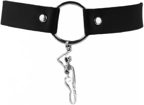 Skeleton Hand Choker Necklace for Women - Gothic Style Silver Jewelry for the Modern Mystic in Saudi Arabia