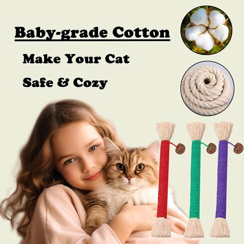 9PCS Cat Catnip Toys, Cat Toys 3 Flavors Silvervine Ball on Wall, 360°Rotatable & Replaceable Kitten Chew Treat for Cleaning Teeth, Kitty Dental Lickable Snack Cat Mint for Indoor in Kuwait