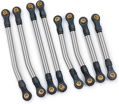 RCLIONS Higher Extra Clearance Brass Linkage Links Set for TRX4M Upgrades 1/18th RC Crawler Car Parts (Yellow) in Kuwait