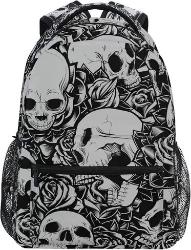 ZZKKO Leopard print Vintage Boys Girls School Computer Backpacks Book Bag Travel Hiking Camping Daypack in Kuwait