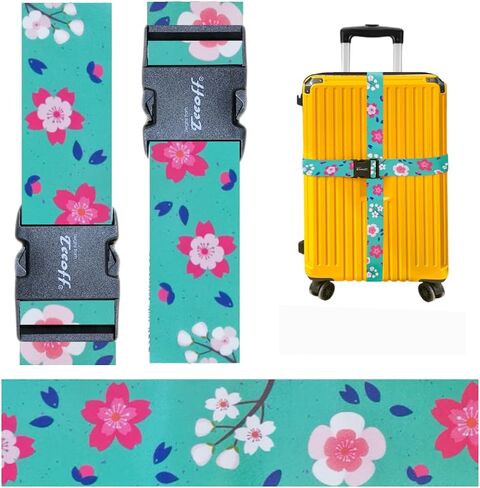 Teeoff Luggage Straps Suitcase Belts Travel Bag Accessories Adjustable 220CM in Saudi Arabia