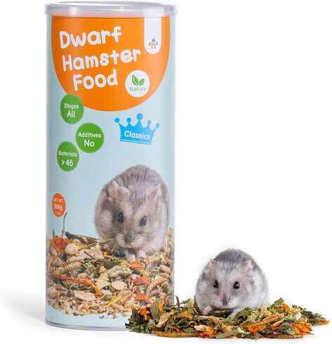Niteangel Hamster Food & Treats Toy - Small Animal Natural Food for Syrian Golden Hamsters or Other Small-Sized Pets in Kuwait