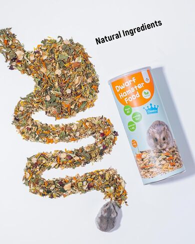 Niteangel Hamster Food & Treats Toy - Small Animal Natural Food for Syrian Golden Hamsters or Other Small-Sized Pets in Kuwait