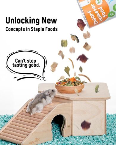 Niteangel Hamster Food & Treats Toy - Small Animal Natural Food for Syrian Golden Hamsters or Other Small-Sized Pets in Kuwait