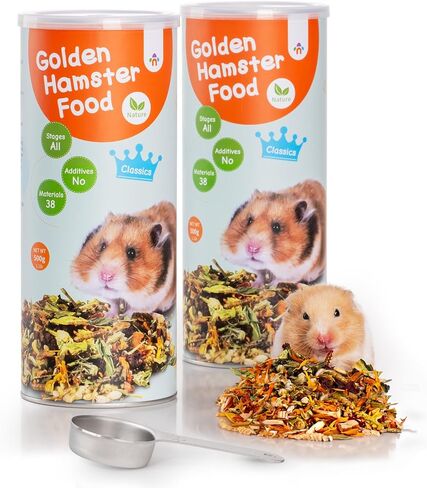 Niteangel Hamster Food & Treats Toy - Small Animal Natural Food for Syrian Golden Hamsters or Other Small-Sized Pets in Kuwait