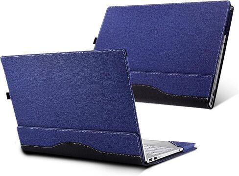 Laptop Case Cover for 14 inch Lenovo Yoga 7 2-in-1 14AHP9 /14IML9[not for Yoga Pro 7 Series],PU Leather Notebook PC Protective Sleeve with Pen Holder (Dark Grey) in Saudi Arabia
