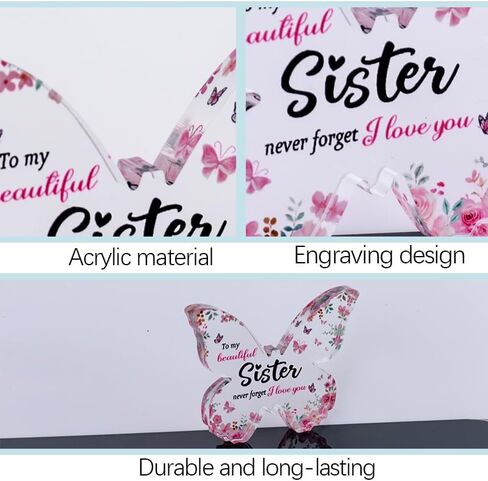 Mom Birthday Gifts for Women Mother Mom from Daughter Son Butterfly Gifts for Women Mom Mama Thanksgiving Christmas Gifts for Women Mommy I Love You Gifts for Women Mimi Mom Acrylic Plaque in Kuwait