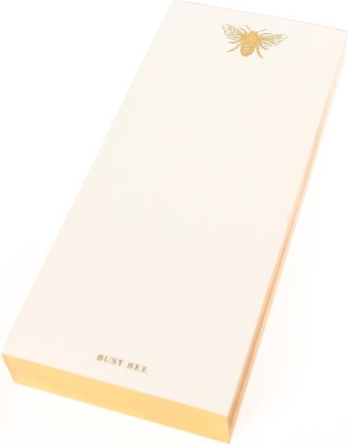 Cherries Designer List Pad by Graphique Luxe Collection, Gold Foil Embossed To-Do Notepad, Writing Pad with150 Pages, 4" x 9.75" in Saudi Arabia