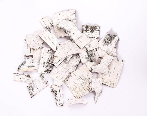 Natural Birch Bark Sheets for Decor Craft Different Sizes of Birch Sheets (30 Birch Bark Sheets) in Saudi Arabia