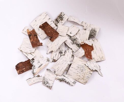 Natural Birch Bark Sheets for Decor Craft Different Sizes of Birch Sheets (30 Birch Bark Sheets) in Saudi Arabia