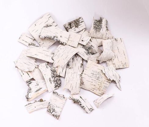 Natural Birch Bark Sheets for Decor Craft Different Sizes of Birch Sheets (30 Birch Bark Sheets) in Saudi Arabia