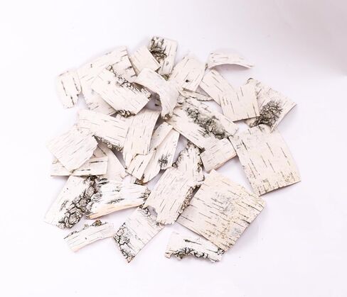 Natural Birch Bark Sheets for Decor Craft Different Sizes of Birch Sheets (30 Birch Bark Sheets) in Saudi Arabia
