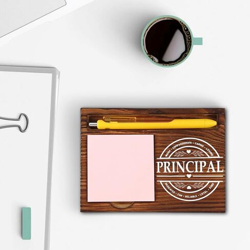 Appreciation Gifts for Principals, Ideal Gifts for School Administrators, National Principals Month Thoughtful School Principal Gifts, Self-Stick Note Pad Holder for Desk Organization VN397 in Kuwait