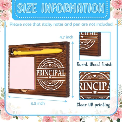 Appreciation Gifts for Principals, Ideal Gifts for School Administrators, National Principals Month Thoughtful School Principal Gifts, Self-Stick Note Pad Holder for Desk Organization VN397 in Kuwait