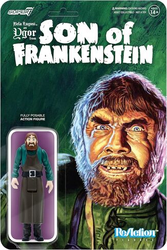 Super7 Universal Monsters Son of Frankenstein Ygor - 3.75" Universal Monster Movies Action Figure Classic Movie Collectibles and Retro Toys in Saudi Arabia