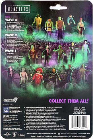 Super7 Universal Monsters Son of Frankenstein Ygor - 3.75" Universal Monster Movies Action Figure Classic Movie Collectibles and Retro Toys in Saudi Arabia