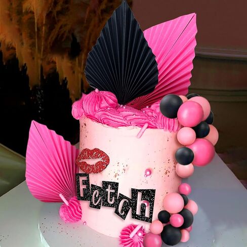 LaVenty Mean Girl Cake Topper Mean Girl Birthday Party Decoration Cupcake Toppers for Wedding Bridal Shower Bachelorette Theme Girls Party Cake Decorations Supplies in Saudi Arabia
